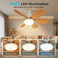 ⏳Promoção por tempo limitado⏰Ventilador de teto inteligente com luz 2 em 1