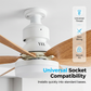 ⏳Promoção por tempo limitado⏰Ventilador de teto inteligente com luz 2 em 1