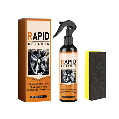 🚗🔥Spray de revestimento de pneus cerâmicos rápidos