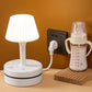 📢📢 50 % Rabatt!! ⏰💡 Nachttischlampe mit Steckdosen und USB-Anschlüssen