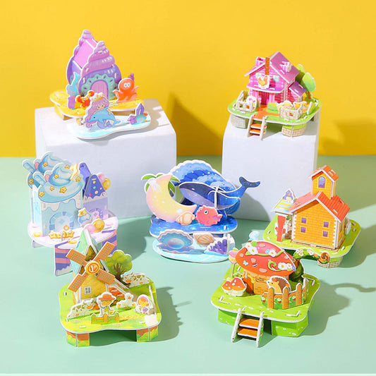 🎈👧Conjunto de quebra-cabeças 3D