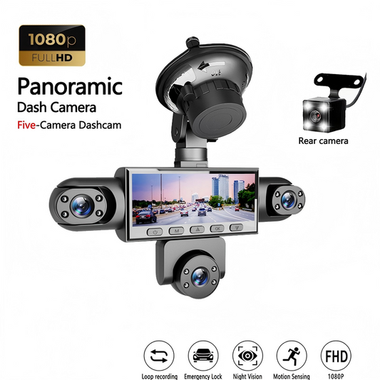 🚗 【Oferta limitada – 50% de desconto！】📹 Câmara de bordo HD 1080P com várias lentes e visão noturna! Várias lentes, imagem nítida de dia e de noite. 🔥✨
