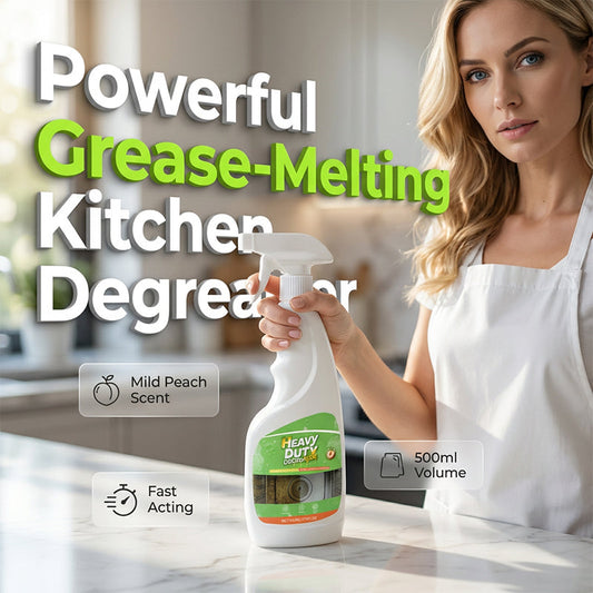 🧼 50% DE DESCONTO 🥳 Spray desengordurante de alto desempenho para a cozinha – Dissolve gorduras incrustadas e resíduos de cozinha – Não precisa de enxaguar, eficaz em todas as superfícies – ideal para placas de cozinha, fornos ou exaustores 💪✨🏠