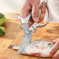 🔪 ✂️ Tesouras de cozinha multifuncionais e resistentes – aço inoxidável, cabo ergonómico e perfeitas para aves, ervas aromáticas e legumes 🍗