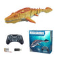 🐟⛲Brinquedo de natação Mosasaurus com jato de água, com controlo remoto de 2,4 GHz