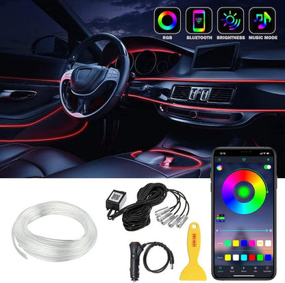 🚗Fitas LED para iluminação ambiente no interior do carro Pro🚗