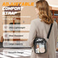 🔥⚽️Bolsa de maquilhagem transparente em PVC, bolsa de maquilhagem portátil, bolsa de arrumação transparente – adequada para os controlos de segurança na entrada do Mundial