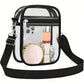 🔥⚽️Bolsa de maquilhagem transparente em PVC, bolsa de maquilhagem portátil, bolsa de arrumação transparente – adequada para os controlos de segurança na entrada do Mundial