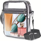 🔥⚽️Bolsa de maquilhagem transparente em PVC, bolsa de maquilhagem portátil, bolsa de arrumação transparente – adequada para os controlos de segurança na entrada do Mundial