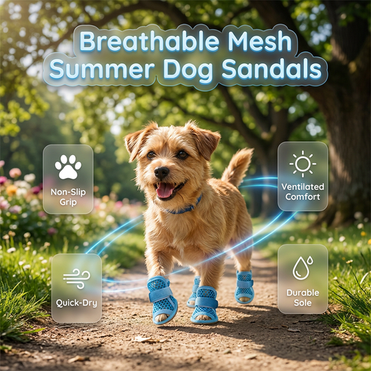 🐶👟Sapatos antiderrapantes em malha respirável para cães