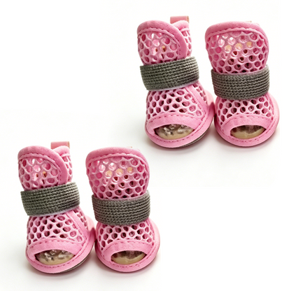 🐶👟Sapatos antiderrapantes em malha respirável para cães