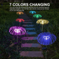 💡🏆Lâmpada solar de jardim – Lâmpada Medusa com cores que mudam