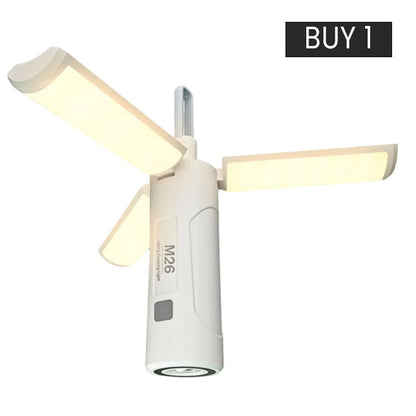 💡🔥⛺️Lanterna LED dobrável de 360° para acampamento