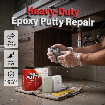 📢📢50 % DE DESCONTO !! ⏰AB Epoxy Putty – Massa moldável de reparação para modelos em pedra
