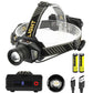 🔦🔍🌈 Lanterna frontal com sensor de zoom multicolor