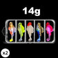 🎣✨ Conjunto de 5 iscos macios em forma de T para traseira (com caixa de armazenamento) 🦦