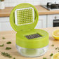 🧄🔪🥣Mini picador e espremedor de alho com recipiente