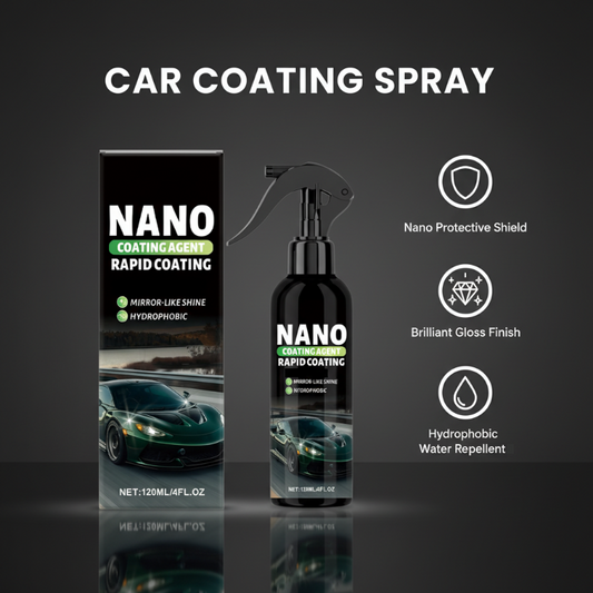🧴✨🚗Spray de revestimento cerâmico nano de ação rápida para automóveis
