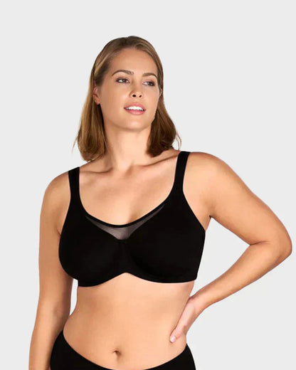 👙✨💃Sutiã elegante para mulher, de tamanho plus size, com cobertura total e transparência