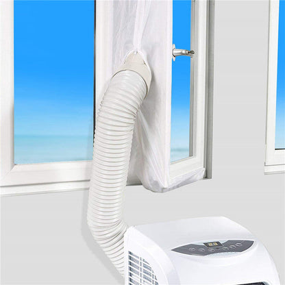 🪟❄️🚪Kit de selagem universal para janela de ar condicionado com 2 portas de correr (com fecho éclair)