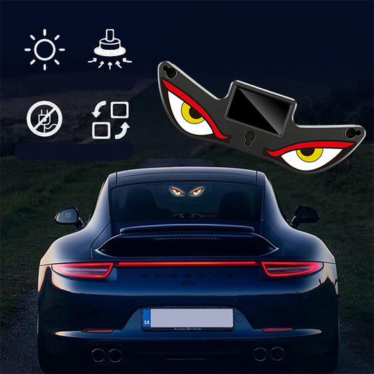 📢📢50% DE DESCONTO!! ⏰ Luz de aviso LED para automóvel «Olho do Diabo» alimentada a energia solar