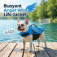💞Mais de 50 mil unidades vendidas!🐕👼 50% DE DESCONTO! Colete salva-vidas refletor para cães com asas de anjo – Elevada flutuabilidade, alça de resgate rápido e malha respirável. Faixas refletoras para banhos à noite. Seguro e adorável! 🌊✨
