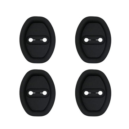 🚗🔇🔒Capa de silicone para fechadura de porta de carro – Almofada de redução de ruído