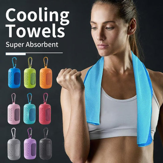 🔥Desconto de 50% no último dia💧🌬️🏃Toalha Desportiva Respirável de Arrefecimento