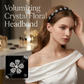 💎✨👑Conjunto de tiara ondulada com cristais - Acessório de cabelo leve, antiderrapante e feminino, com formato ondulado e detalhes em cristais brilhantes, ideal para casamentos e uso diário.