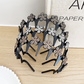 💎✨👑Conjunto de tiara ondulada com cristais - Acessório de cabelo leve, antiderrapante e feminino, com formato ondulado e detalhes em cristais brilhantes, ideal para casamentos e uso diário.