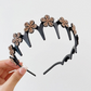 💎✨👑Conjunto de tiara ondulada com cristais - Acessório de cabelo leve, antiderrapante e feminino, com formato ondulado e detalhes em cristais brilhantes, ideal para casamentos e uso diário.