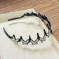 💎✨👑Conjunto de tiara ondulada com cristais - Acessório de cabelo leve, antiderrapante e feminino, com formato ondulado e detalhes em cristais brilhantes, ideal para casamentos e uso diário.