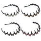 💎✨👑Conjunto de tiara ondulada com cristais - Acessório de cabelo leve, antiderrapante e feminino, com formato ondulado e detalhes em cristais brilhantes, ideal para casamentos e uso diário.