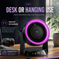 🌀 ❄️ 💨Ventilador de arrefecimento portátil para mesa