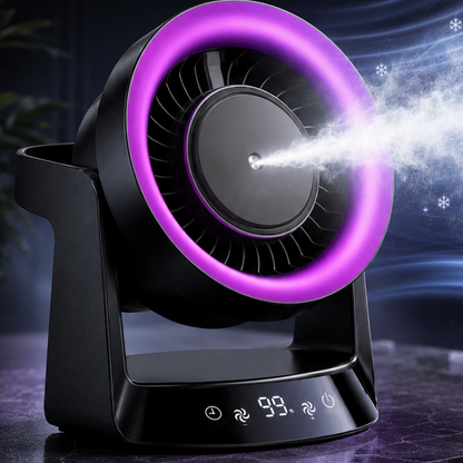 🌀 ❄️ 💨Ventilador de arrefecimento portátil para mesa