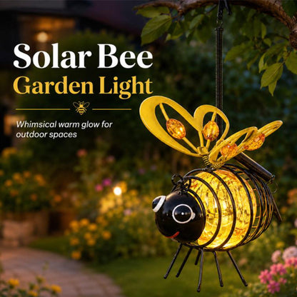 🌙🍃🪴 OFERTA POR TEMPO LIMITADO: 50% DE DESCONTO! Luminária solar em forma de abelha para pendurar – Luz âmbar quente, sem cintilação, perfeita para festas no jardim, acampamentos ou quartos infantis – Espalhe alegria dia e noite 🌞🌜