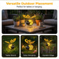🌙🍃🪴 OFERTA POR TEMPO LIMITADO: 50% DE DESCONTO! Luminária solar em forma de abelha para pendurar – Luz âmbar quente, sem cintilação, perfeita para festas no jardim, acampamentos ou quartos infantis – Espalhe alegria dia e noite 🌞🌜