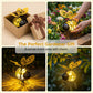 🌙🍃🪴 OFERTA POR TEMPO LIMITADO: 50% DE DESCONTO! Luminária solar em forma de abelha para pendurar – Luz âmbar quente, sem cintilação, perfeita para festas no jardim, acampamentos ou quartos infantis – Espalhe alegria dia e noite 🌞🌜