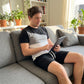 👕  50% de desconto: Conjunto de Tempo livre de 2 partes para homens | Colorblock T-Shirt & Shorts für Alltag & Sport 🌿