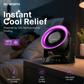 📢📢50% DE DESCONTO!! ❄️ VENTILADOR DE SECRETÁRIA DE ALTA VELOCIDADE COM TEC COOLING — Arrefecimento termoelétrico instantâneo | Velocidades ajustáveis | Design portátil 🌬️