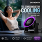 📢📢50% DE DESCONTO!! ❄️ VENTILADOR DE SECRETÁRIA DE ALTA VELOCIDADE COM TEC COOLING — Arrefecimento termoelétrico instantâneo | Velocidades ajustáveis | Design portátil 🌬️