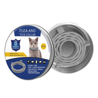 🔥Desconto de 50% no último dia🐶 🐱 🪲Coleiras ajustáveis antiparasitárias para cães e gatos