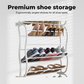 🔥🥿👢🏠Organizador multifuncional de sapatos para pendurar na porta, arrumação compacta para sapatos