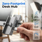 🥳PROMOÇÃO IMPERDÍVEL DE 2026🥳✨Hub USB 3.0 Clamp-On com 4 portas em liga de alumínio – Estação de ligação