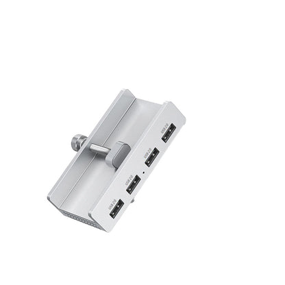 🥳PROMOÇÃO IMPERDÍVEL DE 2026🥳✨Hub USB 3.0 Clamp-On com 4 portas em liga de alumínio – Estação de ligação