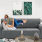 🛋️🛡️ Capa para sofá em jacquard ultra-elástica – Tiras antiderrapantes, tecido espesso e elegante, proteja e renove o visual do seu sofá sem que este se mexa nem um pouco 🏠✨