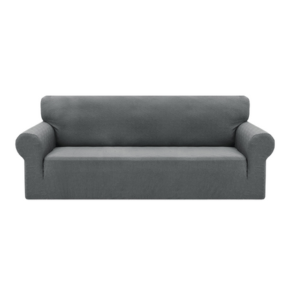 🛋️🛡️ Capa para sofá em jacquard ultra-elástica – Tiras antiderrapantes, tecido espesso e elegante, proteja e renove o visual do seu sofá sem que este se mexa nem um pouco 🏠✨
