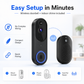 💐  50% OFF AGORA!   📱  Bella de porta HD inteligente – Acesso remoto e alertas instantâneos – vídeo cristalino, detecção de movimento e conversa bidirecional – perfeito para segurança doméstica 🚪