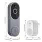 💐  50% OFF AGORA!   📱  Bella de porta HD inteligente – Acesso remoto e alertas instantâneos – vídeo cristalino, detecção de movimento e conversa bidirecional – perfeito para segurança doméstica 🚪