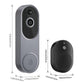 💐  50% OFF AGORA!   📱  Bella de porta HD inteligente – Acesso remoto e alertas instantâneos – vídeo cristalino, detecção de movimento e conversa bidirecional – perfeito para segurança doméstica 🚪